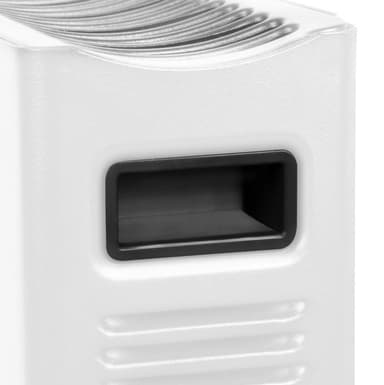 VONROC Radiator - Elradiator - 2000W | Til rum op til 24m2 | Konvektorvarme - termostat - Turbo Fan | Hvid