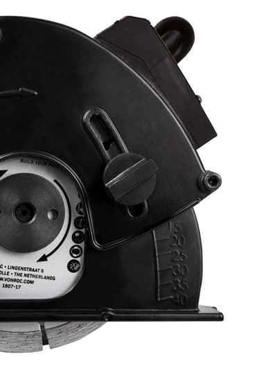VONROC Rillefræser - Murrillefræser - 1700W – 150mm | Laser | inkl. Tilbehør og 6 diamant savklinger