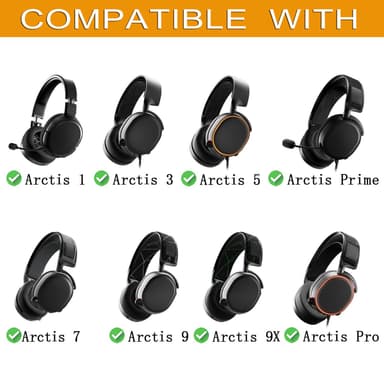 Cooling Gel ørepuder til SteelSeries ARCTIS Headsets