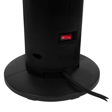VONROC Varmeblæser - 2000W | 20m2 - Luksus - keramisk - sving | LED - WIFI | Sort | Inkl. Fjernbetjening