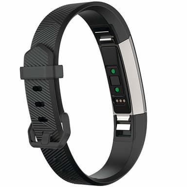 Fitbit Alta/HR armbånd i silikone - sportsmodel (S) - sort