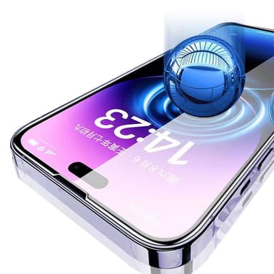 5D hærdet glas skærmbeskytter til iPhone (2-pak) iPhone 15