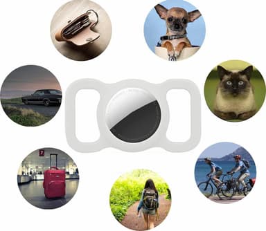 Apple AirTag holder til katte- / hundehalsbånd - Lyser i mørke / grønne farver