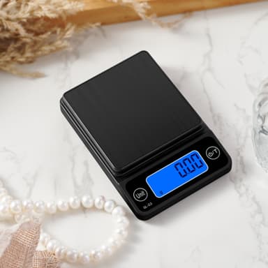 Høj præcisions smykkevægt bærbar elektronisk vægt, lille kaffevægt 300g / 0.01g