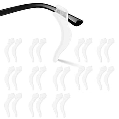 Anti-slip silikone brilleholder 12-par Hvid