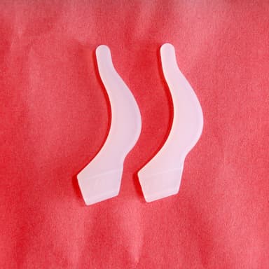 Anti-slip silikone brilleholder 12-par Hvid
