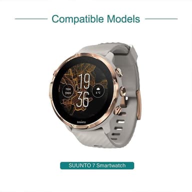 Magnetisk USB oplader til Suunto 7 Smartwatch