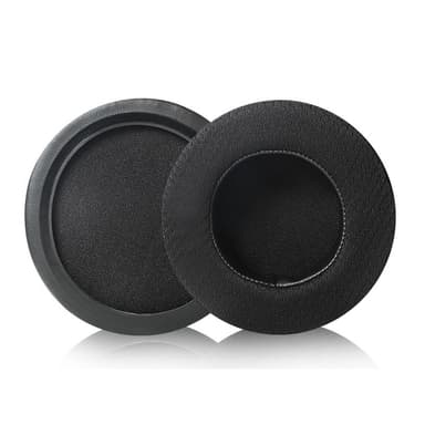 Erstatningsørepuder til hovedtelefoner - Sorte Soccer Mesh ørekopper (2-pack)