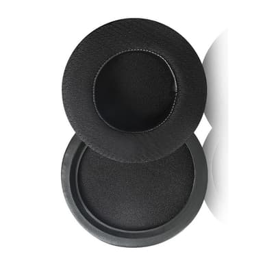 Erstatningsørepuder til hovedtelefoner - Sorte Soccer Mesh ørekopper (2-pack)