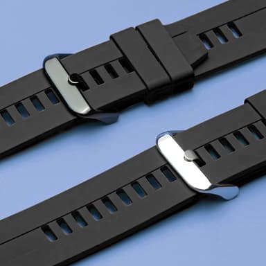 Armbånd silikone 22 mm Sort Huawei Watch GT2/GT3