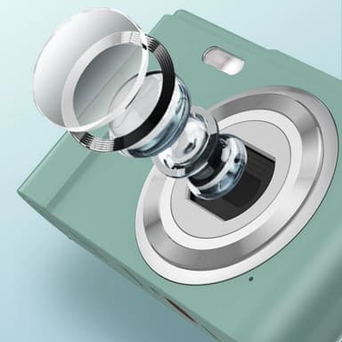 Digitalkamera med 48 MP, HD 1080p, 16x zoom, hukommelseskort Lilla