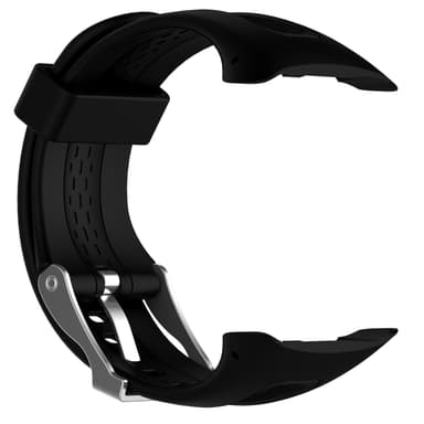 Silikonerstatningsrem urrem til Garmin Forerunner 10/15 Large herrestørrelse Sort