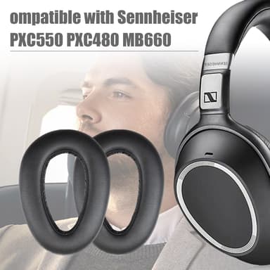 Ørepuder til Sennheiser PXC550 MB660 1 par Sort