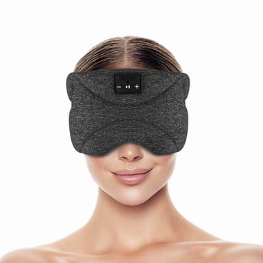 Bluetooth pandebånd/sovemaske Sovehøretelefoner Sort