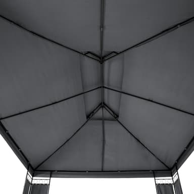 Luksus havepavillon - anthrazit