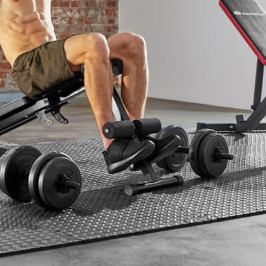 Fitnessgulv 6 brikker - træ mønster