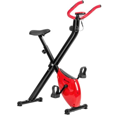 Motionscykel FitX, foldbar med træningscomputer - 113 x 43 x 80 cm