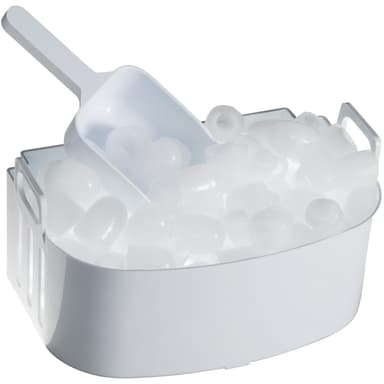 Isterningmaskine - sølv