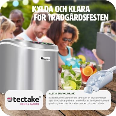 Isterningmaskine - sølv