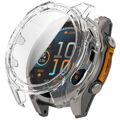 Beskyttelsesskal med skærmbeskyttelse til Garmin Fenix 8 47mm