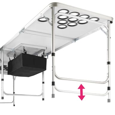 Beer Pong bord Cancun - sort