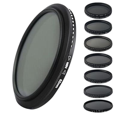 Neutral Density Filter Lens Filter Velegnet til DSLR-kamera Sort 58 mm