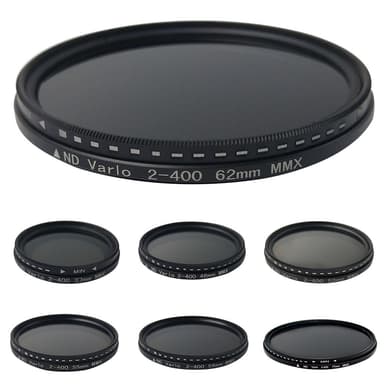 Neutral Density Filter Lens Filter Velegnet til DSLR-kamera Sort 58 mm
