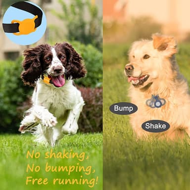 Apple AirTag holder til kat / hund halskæde silikone Mørkeblå