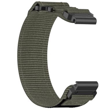 22 mm urrem til Garmin Quatix 7 Pro/FeniX/Fenix 6/Fenix 5 Størrelse M Nylon Grå