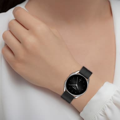 Silikone erstatningsurremme til Haylou ur 22mm Sort