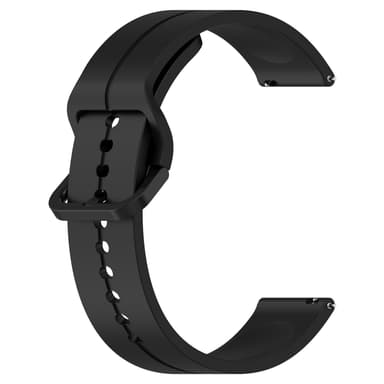 Silikone erstatningsurremme til Haylou ur 22mm Sort