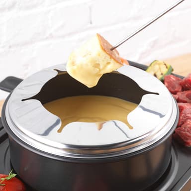 Petra 2-i-1 raclette og fondue 500004 (sort)