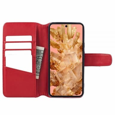 Nordic Covers Google Pixel 8 Etui Essential Leather Poppy Red