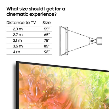 Samsung 50" DU7175 4K Smart TV (2024) Elgiganten