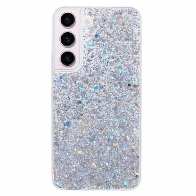 Nordic Covers Samsung Galaxy S22 Cover Sparkle Series Stardust Silver