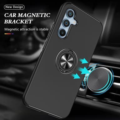 Til Samsung Galaxy A36 5G Hybrid Cover med Roterbar Ringholder
