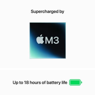 MacBook Air 13 M3 16/1000GB (midnat)
