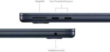 MacBook Air 13 M3 16/1000GB (midnat)