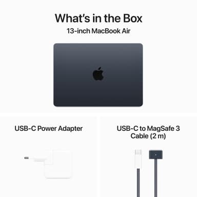 MacBook Air 13 M3 16/1000GB (midnat)