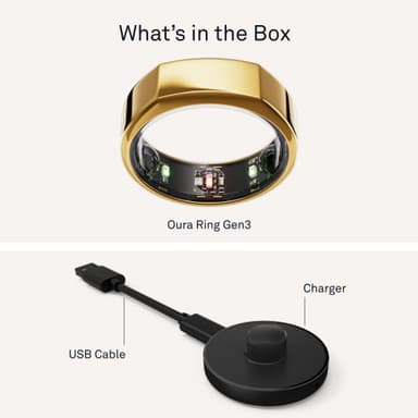 Oura Ring Gen3 Heritage smart-ring størrelse 6 (guld)