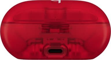 Beats Solo Buds true wireless in-ear høretelefoner (gennemsigtig rød)