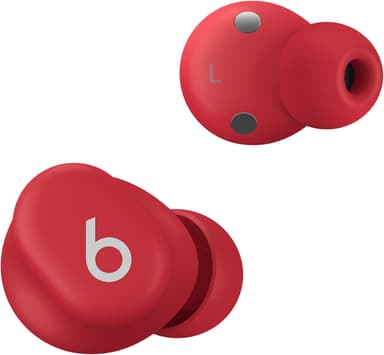 Beats Solo Buds true wireless in-ear høretelefoner (gennemsigtig rød)