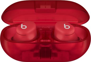 Beats Solo Buds true wireless in-ear høretelefoner (gennemsigtig rød)