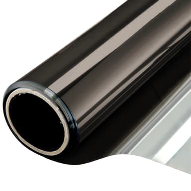 Vinduesfolie privatlivsbeskyttelse solafskærmning spejleffekt 60x200 cm Sort