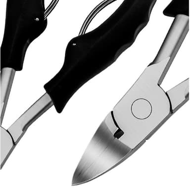 Pedicure & Manicure Kit med etui - 7 dele