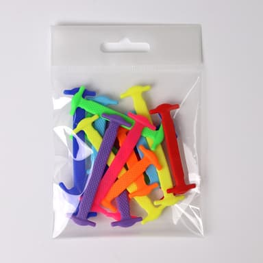 Slipsfri elastiske snørebånd MultiColor