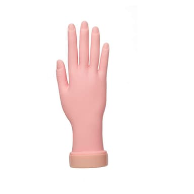 Træningshånd i silikone til negle / manicure