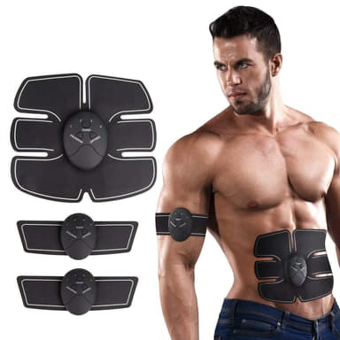 Batteridrevet muskelstimulator til mavemuskler, arme / ben