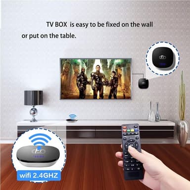 4K Android 8.1 Smart TV Box 2GB + 16GB