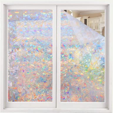 Selvklæbende vinduesfilm privatlivsbeskyttelse med mønster 200x44.5 cm